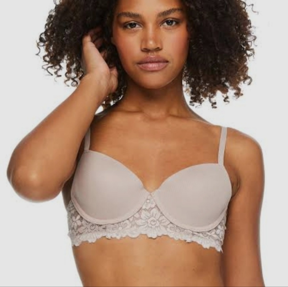 NEW Underwire T-Shirt George Bra Large Beige  Comfy Stylish